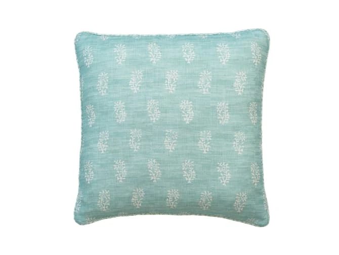 Botanical sprig cushion in blue-green Botanical Sprig Cushion In Blue-green -Andrew Martin Store 1093834 thyme brook fb daisy brook p cushion sml