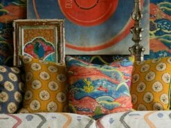 Vibrant Embroidered Landscape Cushion 8 Vibrant Embroidered Landscape Cushion -Andrew Martin Store 1095937 meadow hillside wallpaper lady may sofa diego sand cushions in bobbin sunshine denim and meadow multi david bowie record lifestyle lifestyle sml