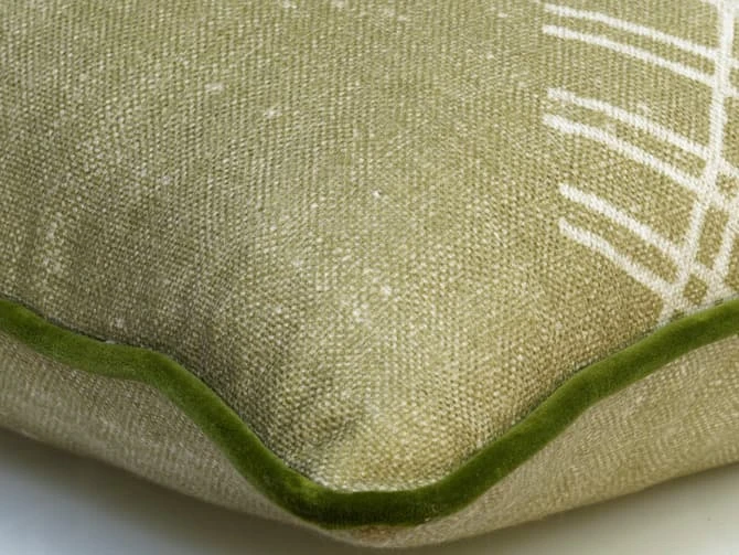 Moroccan inspired cushion in green Moroccan Inspired Cushion In Green -Andrew Martin Store 138412 jericho green fb medici ivy corner sml