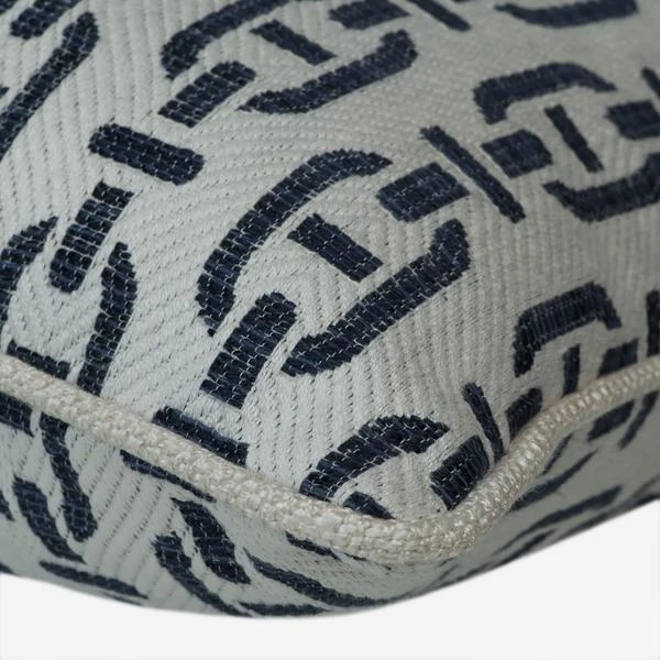 Burlington Navy Cushion Burlington Navy Cushion -Andrew Martin Store 141563 burlington navy detail