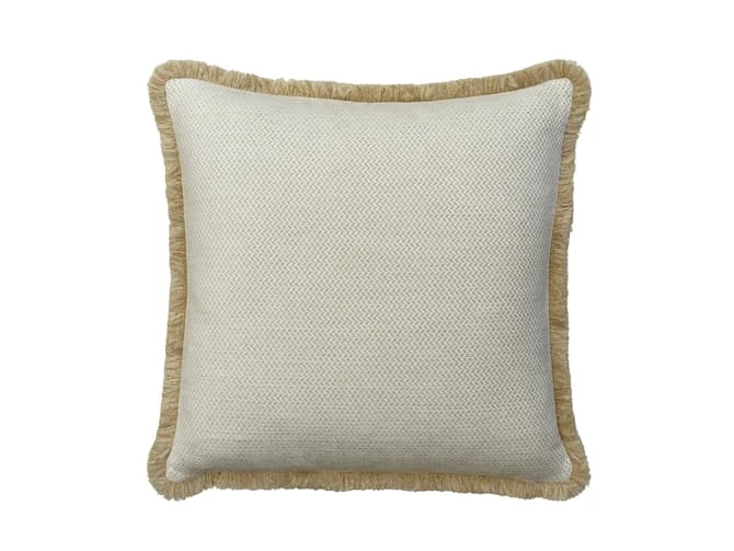 Two-tone herringbone cushion in ecru Two-tone Herringbone Cushion In Ecru -Andrew Martin Store 141647 sanremo ecru cushion cocktail white rusian trim sml