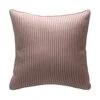 Ticking Stripe Cushion In Hot Pink