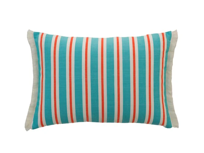 Striped outdoor cushion Striped Outdoor Cushion -Andrew Martin Store 150773 cshsp coast o d turquise spritz fb solaro ivry sml