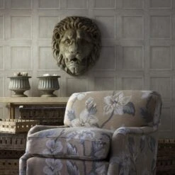 Regent Grey Wallpaper -Andrew Martin Store 214788 regent grey wallpaper lifestyle