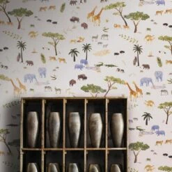 Animalis Multi Wallpaper 2 Animalis Multi Wallpaper -Andrew Martin Store 215187 animalis wallpaper