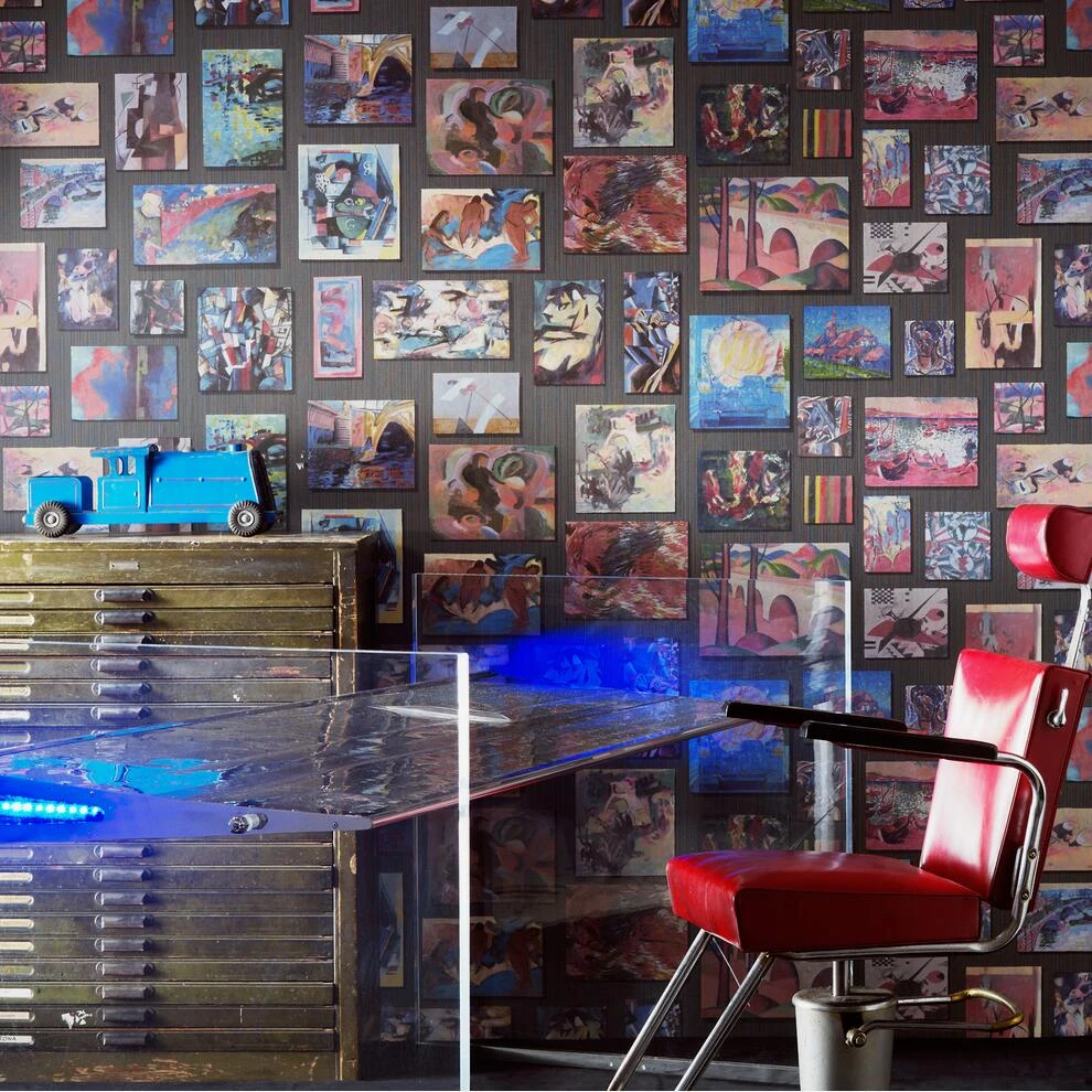 Rockefeller Wallpaper - Multi Wallpaper Rockefeller Wallpaper - Multi Wallpaper -Andrew Martin Store 216703 andrew martin museum wallpaper rockefeller multi wallpaper