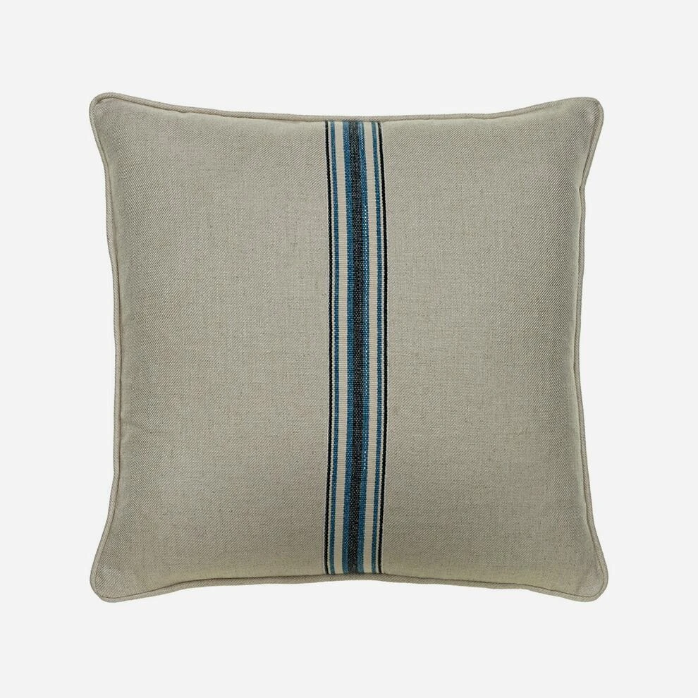 Hedgerow Medal Stripe Navy Tape Cushion Hedgerow Medal Stripe Navy Tape Cushion -Andrew Martin Store 221085 acc5059