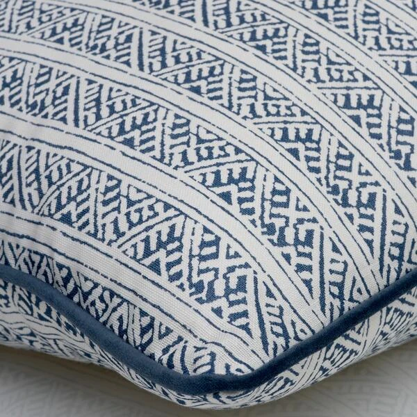 Ostuni Stripe Navy Outdoor Cushion Ostuni Stripe Navy Outdoor Cushion -Andrew Martin Store 248541 ostuni stripe navy corner