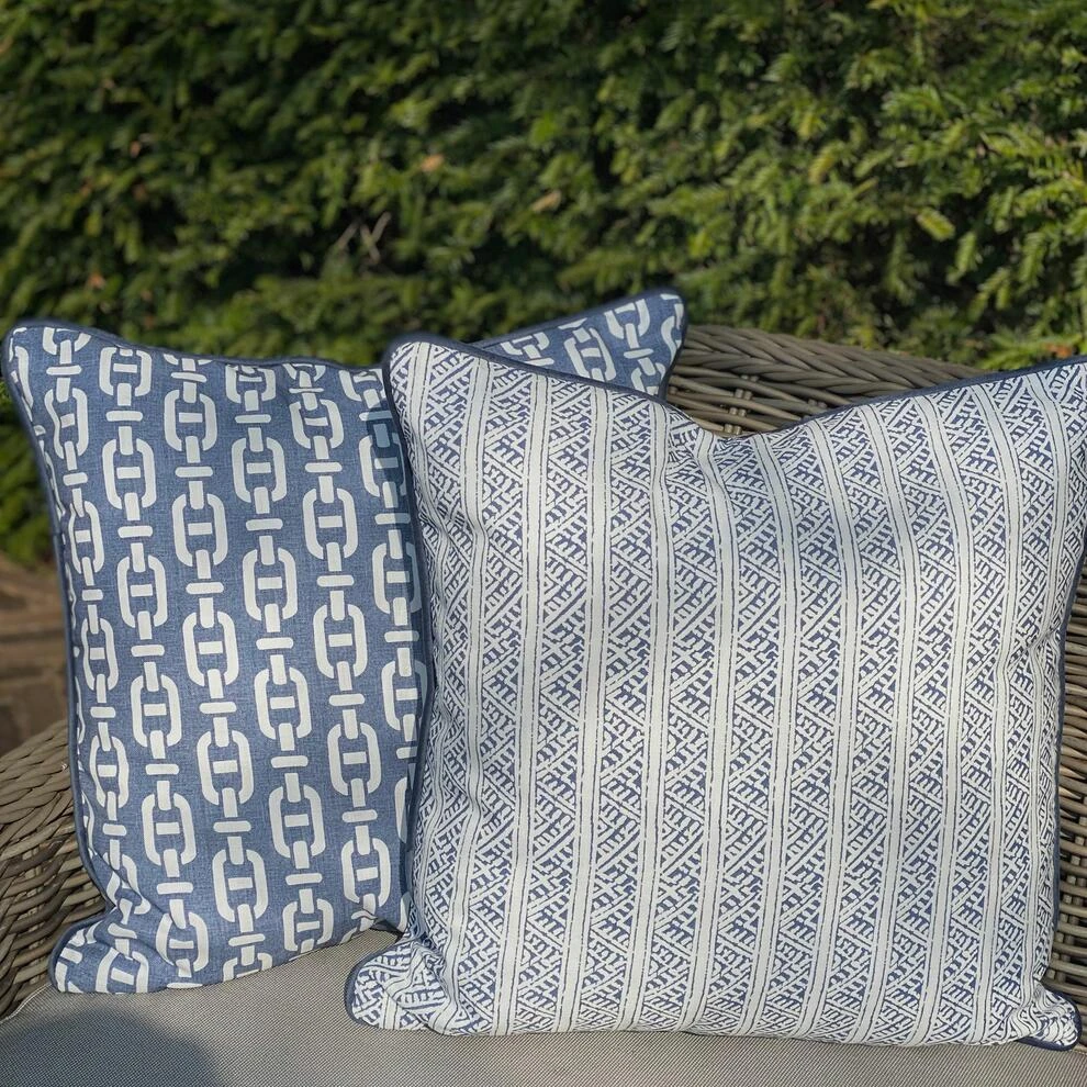 Ostuni Stripe Navy Outdoor Cushion Ostuni Stripe Navy Outdoor Cushion -Andrew Martin Store 249958 burlington ostuni stripe navy outdoor cushions