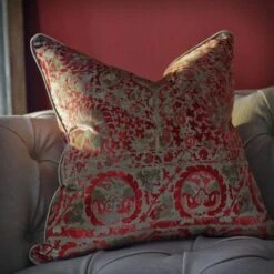 Iznik Red Cushion -Andrew Martin Store 25151 dsc3529