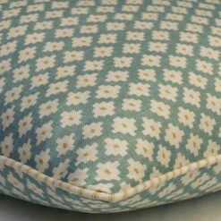 Maze Turquoise Cushion 1 Maze Turquoise Cushion -Andrew Martin Store 254937 maze turquoise corner