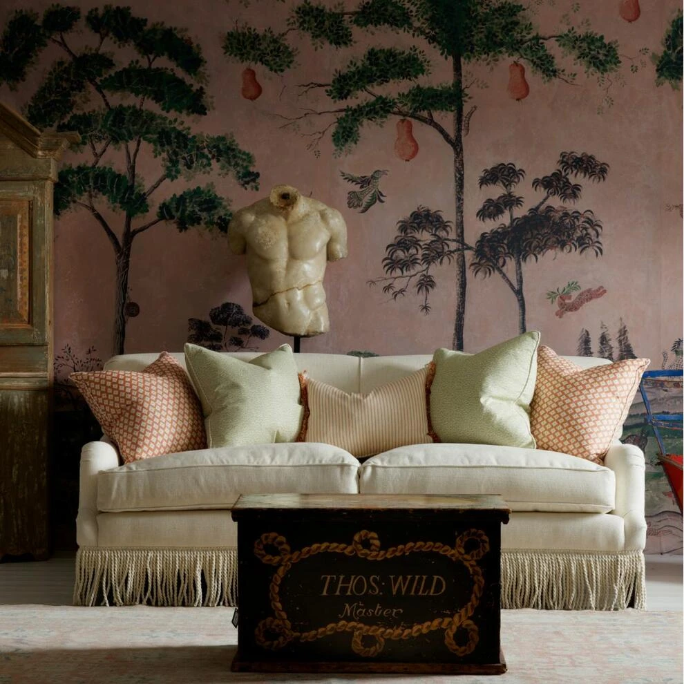 Maze Orange Cushion Maze Orange Cushion -Andrew Martin Store 257440 mythic 2