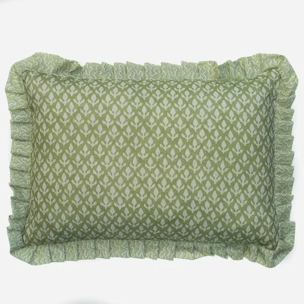 Bud Ruffle Leaf Cushion Bud Ruffle Leaf Cushion -Andrew Martin Store 261004 bud leaf ruffle