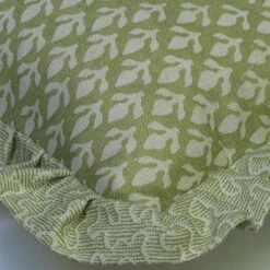Bud Ruffle Leaf Cushion 3 Bud Ruffle Leaf Cushion -Andrew Martin Store 261006 bud leaf ruffle detail