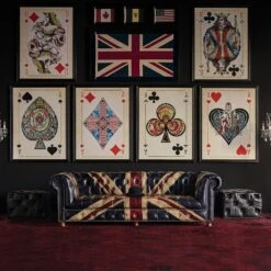 Cards Aces Clubs Print -Andrew Martin Store 274137 cards aces lifestyle