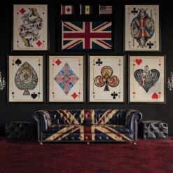 Cards Aces Diamonds Print -Andrew Martin Store 274172 cards aces lifestyle