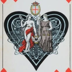 Andrew Martin Store -Andrew Martin Store 274190 cards aces hearts 100x130 art blk wd 1