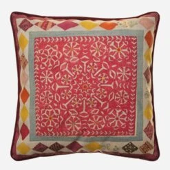 Courtyard Dianthus Outdoor Cushion