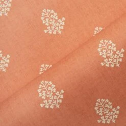 Cow Parsley Clementine Wallpaper -Andrew Martin Store 306994 cow parsley clementine fold