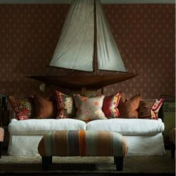 Cow Parsley Clementine Wallpaper -Andrew Martin Store 307031 secret garden lifestyle lady may sofa cow parsley wallpaper sue sofa constantine stool courtyard bonfire wild wood twig cushions