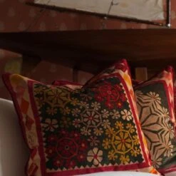 Courtyard Aster Cushion -Andrew Martin Store 308776 aster lotus dianthus daisy cushions 2