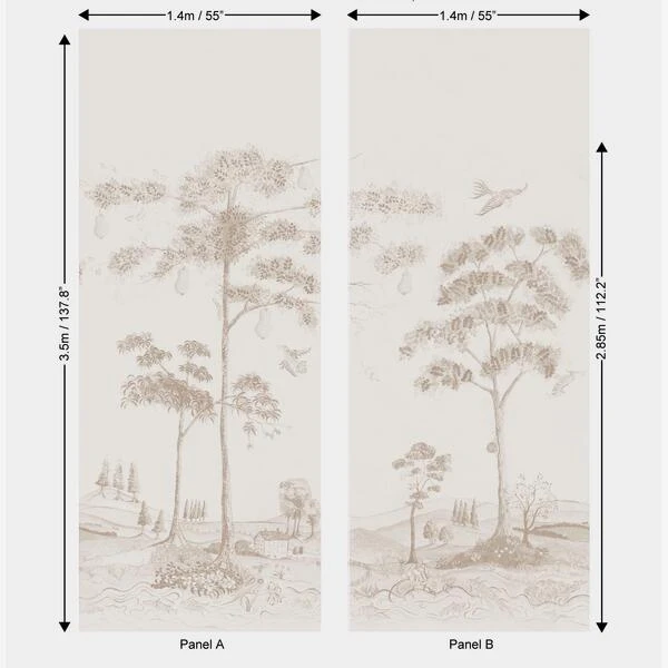 Mythical Land Clay Wallpaper Mythical Land Clay Wallpaper -Andrew Martin Store 325238 mythical land a3 clay