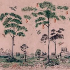 Mythical Land Daybreak Wallpaper, Large A+B Panel -Andrew Martin Store 337442 mythical land 3 5m daybreak web