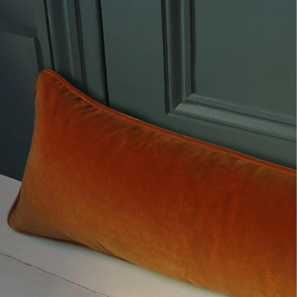 Medici Raw Umber Draught Excluder Cushion Medici Raw Umber Draught Excluder Cushion -Andrew Martin Store 353164 medici raw umber draught exlcuder lifestyle sml