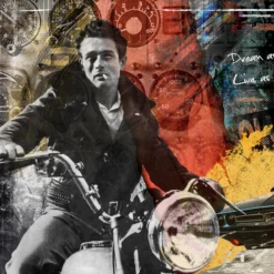 James Dean Plexiglass Artwork