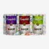 Campbell's Soup Canvas Artwork, Purple + Red + Green